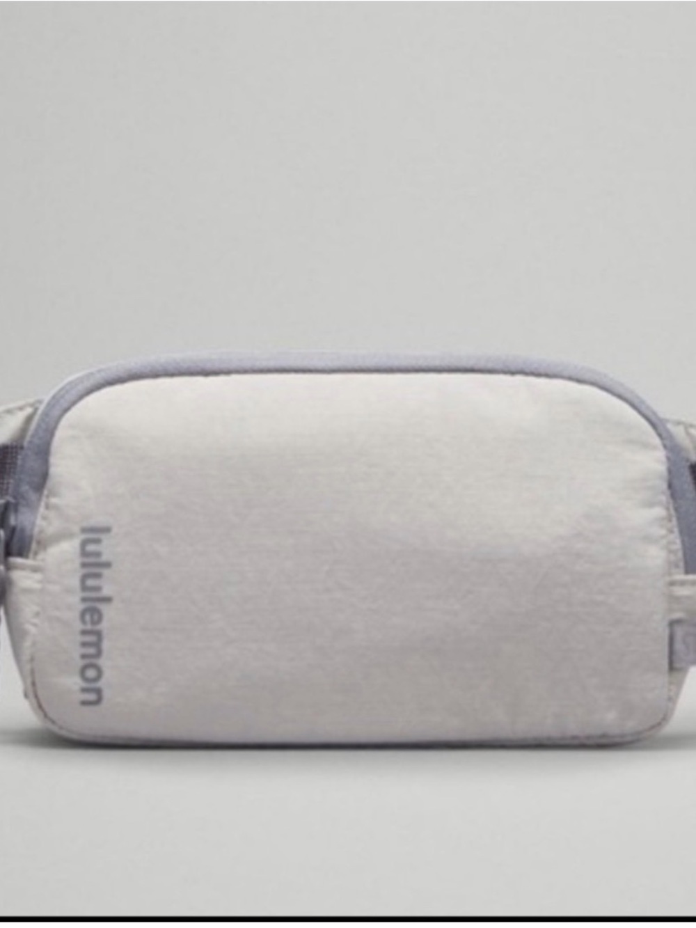 lululemon athletica Light Gray Waist Pack with Subtle Logo